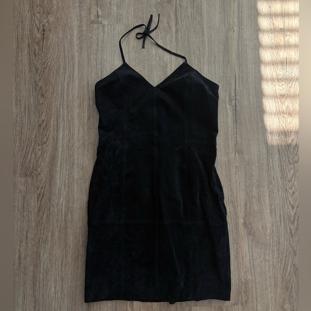 Express Black Backless Dress